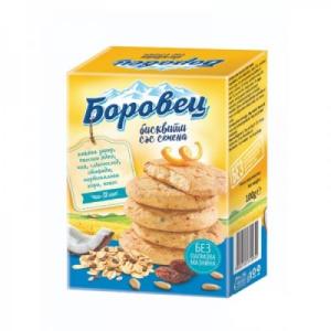 100 ГР. БИСКВИТИ БОРОВЕЦ СЪС СЕМЕНА