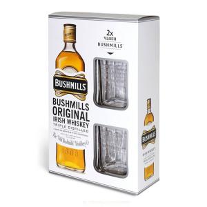 ИРЛАНДСКО УИСКИ БУШМИЛС / Bushmills Original в комплект с 2 чаши 700ml.