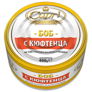 Боб с кюфтенца 400 гр.