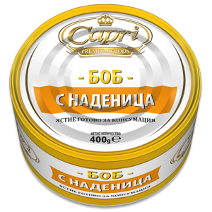 Боб с наденица 400 гр.