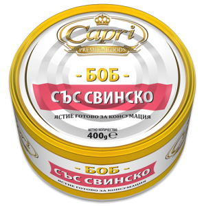 Боб със свинско 400 гр.