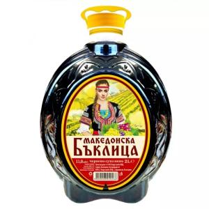 ЧЕРВЕНО ВИНО МАКЕДОНСКА БЪКЛИЦА 2Л.