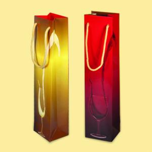 Чанта за вино - "Червено и бяло"