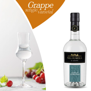Гроздова ракия Grappa Villa Cardea ШАРДОНЕ 0,5Л.
