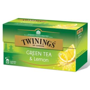 ЗЕЛЕН ЧАЙ С ЛИМОН TWININGS 25 БР Х 1.6 Г