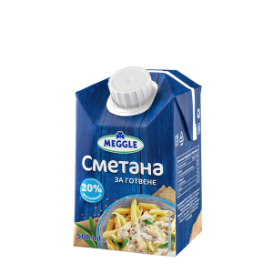 Сметана за готвене с 20% масленост, 500 мл