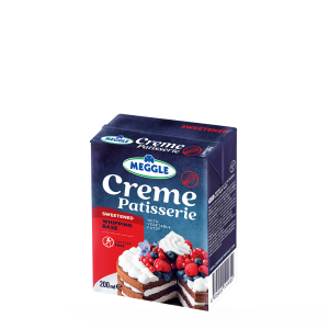Creme Patisserie Сладкарски крем за разбиване на растителна основа, подсладен, UHT, с 25% масленост, 200 мл