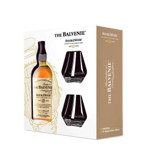 Шотландско уиски БАЛВЕНИ/The Balvenie DoubleWood 12 Years Old 700ml 40% с 2 чаши