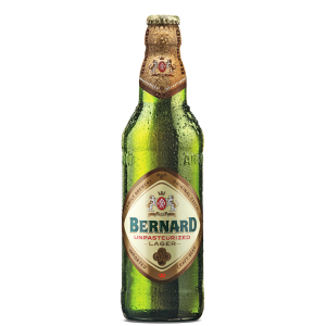 Бира Бернард Светла Непастьоризирана 0.5 л Стъклена Бутилка
