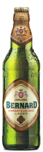 Бира Бернард Светла Непастьоризирана 0.5 л Стъклена Бутилка