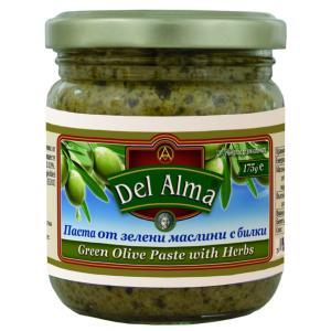 DEL ALMA ПАСТА ОТ ЗЕЛЕНИ МАСЛИНИ И БИЛКИ 175гр
