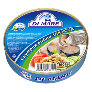 Скумрия рибна закуска 160 гр.