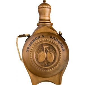 ТРОЯНСКА СТАРА СЛИВОВА РАКИЯ - ДЪРВЕНА БЪКЛИЦА