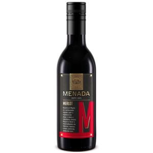 Червено вино МЕНАДА 0.187Л МЕРЛО