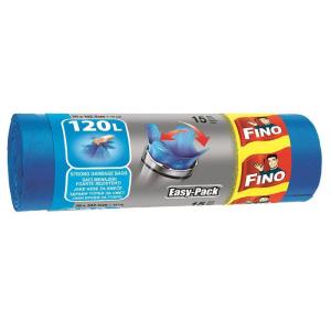 ТОРБИ ЗА СМЕТ С ДРЪЖКИ FINO EASY PACK 120 Л 15 БР