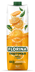ФЛОРИНА ПОРТОКАЛ 100% 1Л