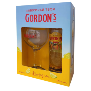 ГОРДЪНС/GORDONS АНГЛИЙСКИ ДЖИН + ЧАША