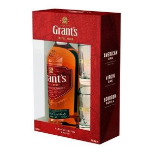 Шотландско уиски ГРАНТС/Grant’s Triple Wood 700ml. с две чаши
