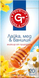 ЧАЙ ЛАЙКА, МЕД И ВАНИЛИЯ 20 бр