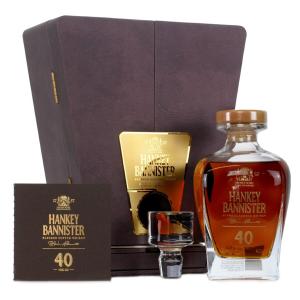Шотландско уиски Ханки Банистър/Hankey Bannister 40 Y.O. в кристален декантер с делукс кутия 700ml.