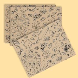 Хартиена подложка за хранене с печат 30/40 300бр