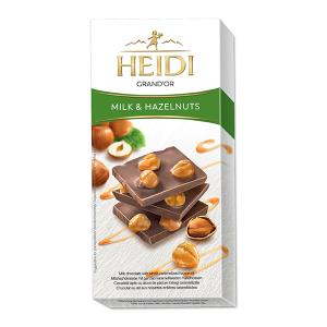 HEIDI шоколад Гранд’ор млечен с цял лешник