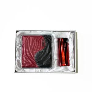 КОМПЛЕКТ ТАБАКЕРА+ЗАПАЛКА ЧЕРВЕНО-ЧЕРНО