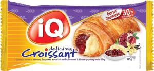 IQ КРОАСАН С ВАНИЛИЯ, БОРОВИНКИ И НАР (110 Г)