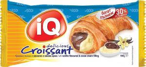 IQ КРОАСАН С ВАНИЛИЯ И КАКАОВ КРЕМ (110 Г)