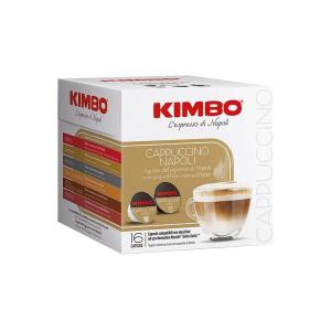 Кафе капсули Kimbo Cappuccino съвместими със система Dolce Gusto, 16 бр.