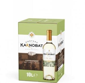 БЯЛО ВИНО ШАТО КАРНОБАТ ШАРДОНЕ BAG IN BOX (10 Л)