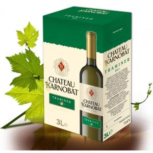 БЯЛО ВИНО ШАТО КАРНОБАТ ТРАМИНЕР BAG IN BOX (3 Л)