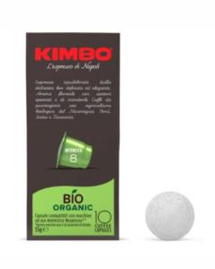 Kimbo Bio Organic - Nespresso съвместими капсули- 10бр