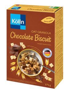 Кьолн Крънчи мюсли с млечен шоколад, бисквити и овес, 375гр