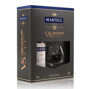 Коняк Martell VS в комплект с 2 чаши 700ml.