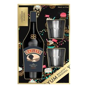 ЛИКЬОР BAILEYS - ORIGINAL IRISH CREAM, 0.7Л, КОМПЛЕКТ С 2 ЧАШИ