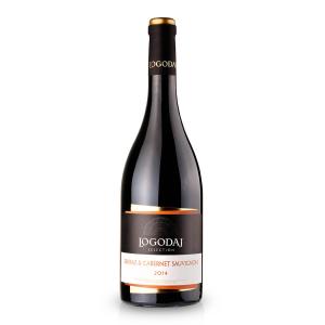Червено вино Логодаж Селекшън Шираз и Каберне Совиньон 0.75л.
