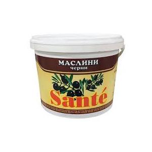 Санте черни в саламура Услу 201/240 3,5 кг
