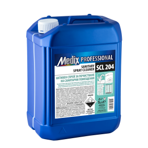 Medix professional активен спрей за почистване на санитарни помещения - 5л. SCL 204