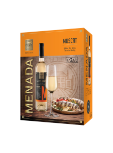 Бяло вино МЕНАДА Bag-in-Box - Мускат