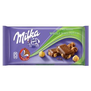 ШОКОЛАД MILKA ЦЯЛ ЛЕШНИК 100 Г