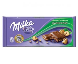 ШОКОЛАД MILKA ТРОШЕН ЛЕШНИК 100 Г
