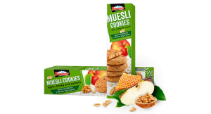 Мюсли бисквити "Боровец" с ябълка, мед и орехи - 110 гр.