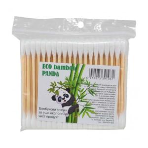 Клечки за уши ECO Bamboo PANDA Бамбукови Клечки 200бр