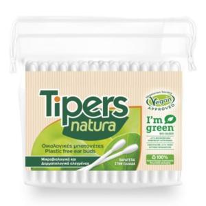 Клечки за уши "Tipers" 100бр /биоразградими/