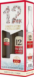 Узо 12 0,70л. с чаша