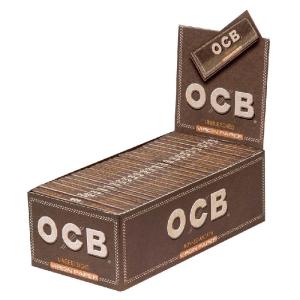 Хартийки за цигари OCB Virgin single, бавногорящи 70 мм 50бр.