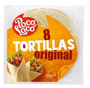 POCO LOCO ПШЕНИЧНИ ТОРТИЛИ (8 БР., 20 СМ)