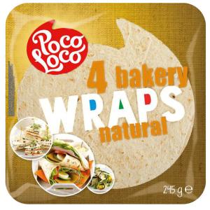 POCO LOCO ПШЕНИЧНИ ТОРТИЛИ (4 БР., 25 СМ)