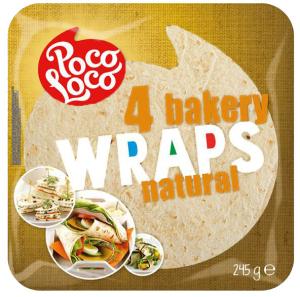 POCO LOCO ПШЕНИЧНИ ТОРТИЛИ (4 БР., 25 СМ)